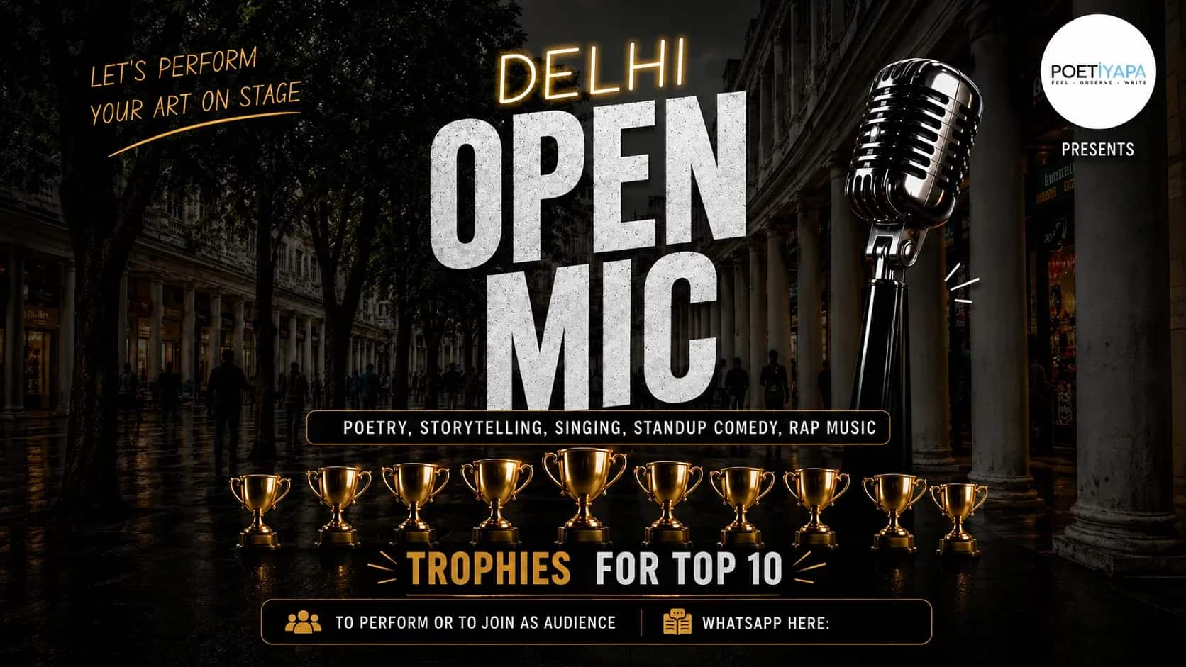 Delhi Open Mic – Let Your Talent Take Center Stage!