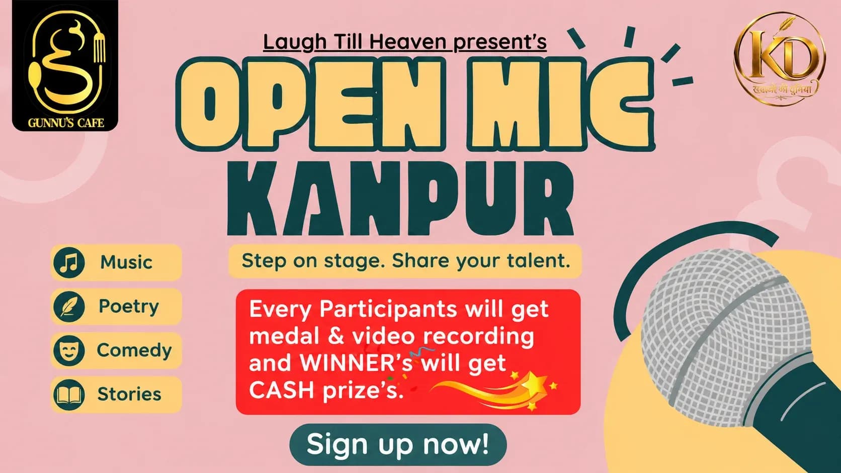 Open Mic Kanpur – Your Stage. Your Story. Your Spotlight.