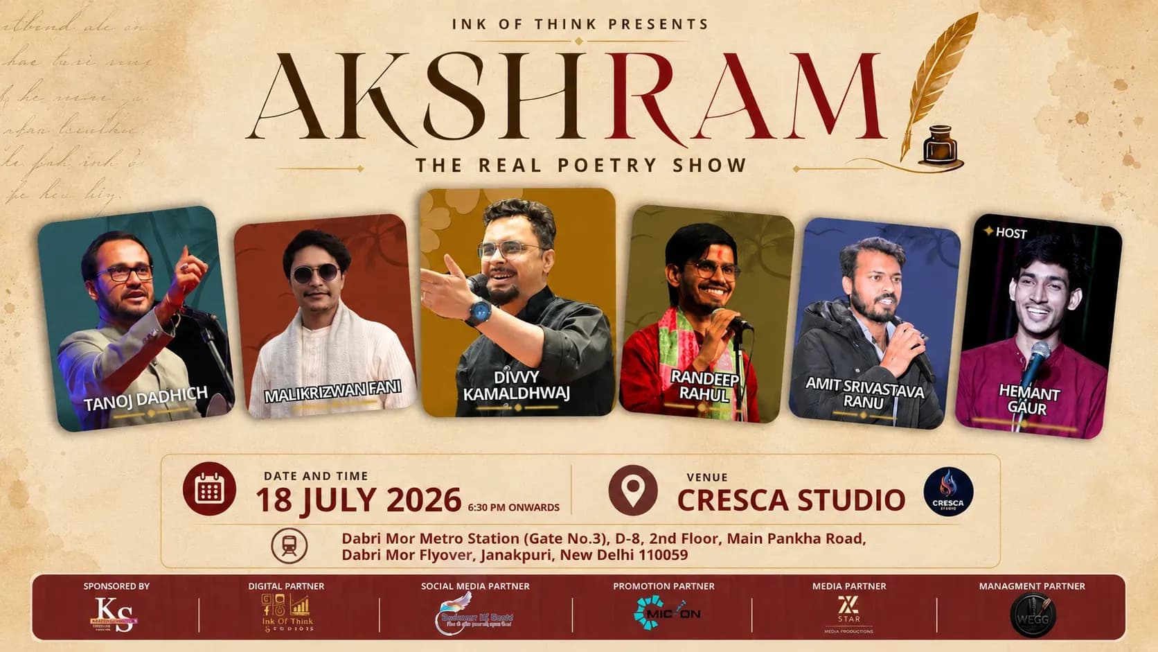 AKSHRAM - The Real Poetry Show